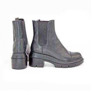 Stuart Weitzman Women's Norah Platform Block Heel Chelsea Boots: Size US 7 M